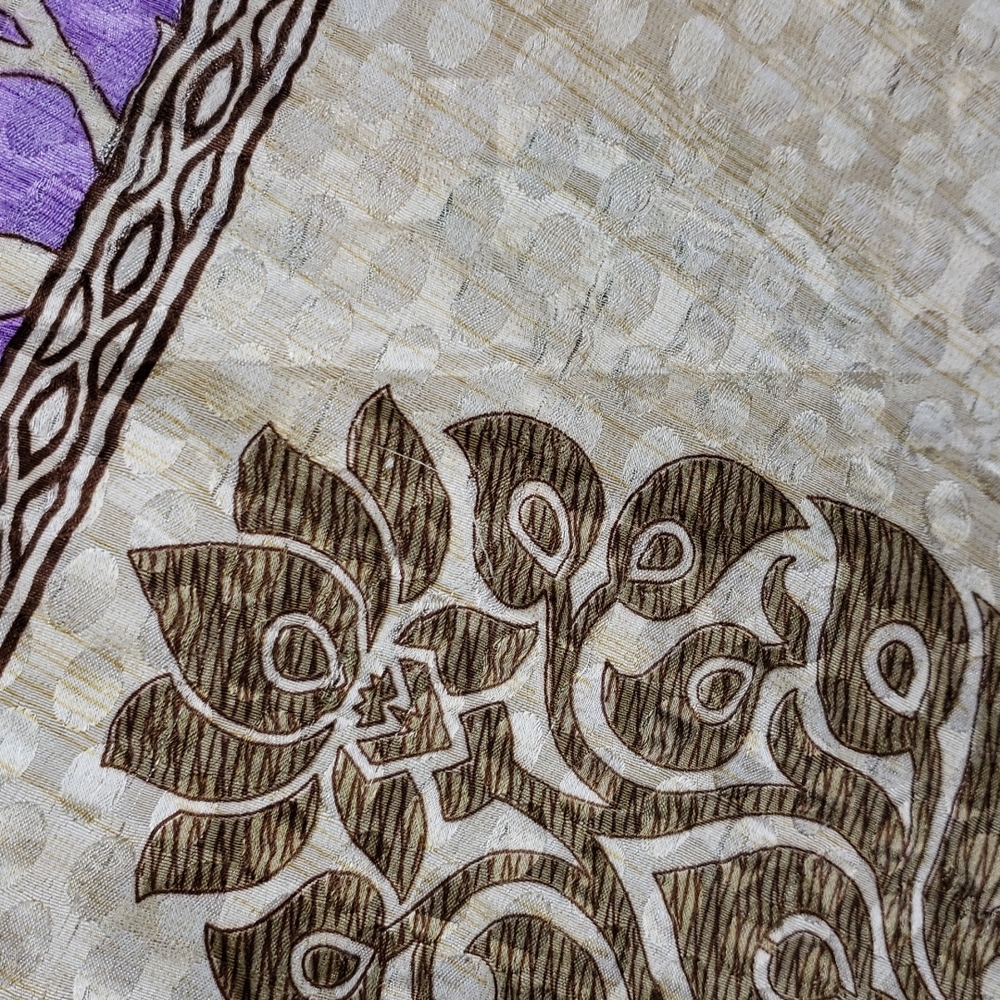 Darn Good Yarn Sari Silk Wrap Skirt Tea Goddess - Picture 12 of 16